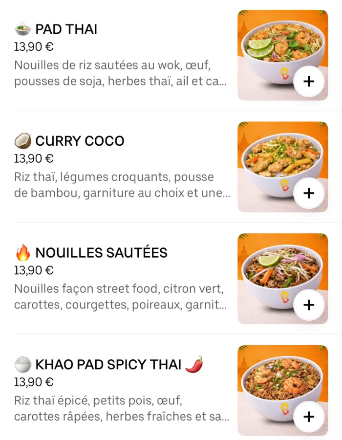 Visuel de plat généré par l'IA RestoLance
