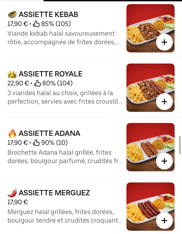Visuel de plat généré par l'IA RestoLance