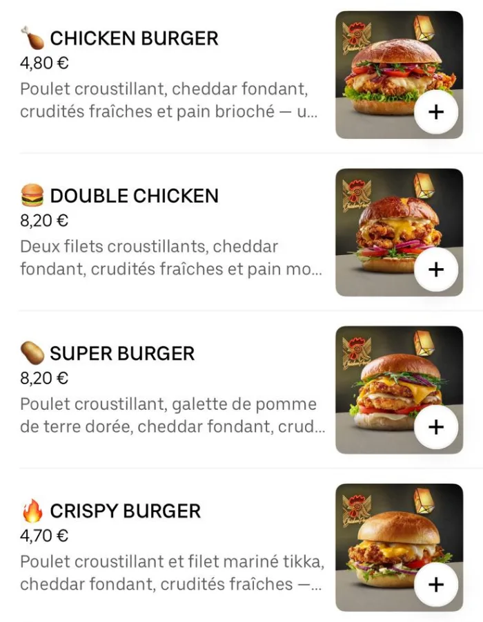 Visuel de plat généré par l'IA RestoLance