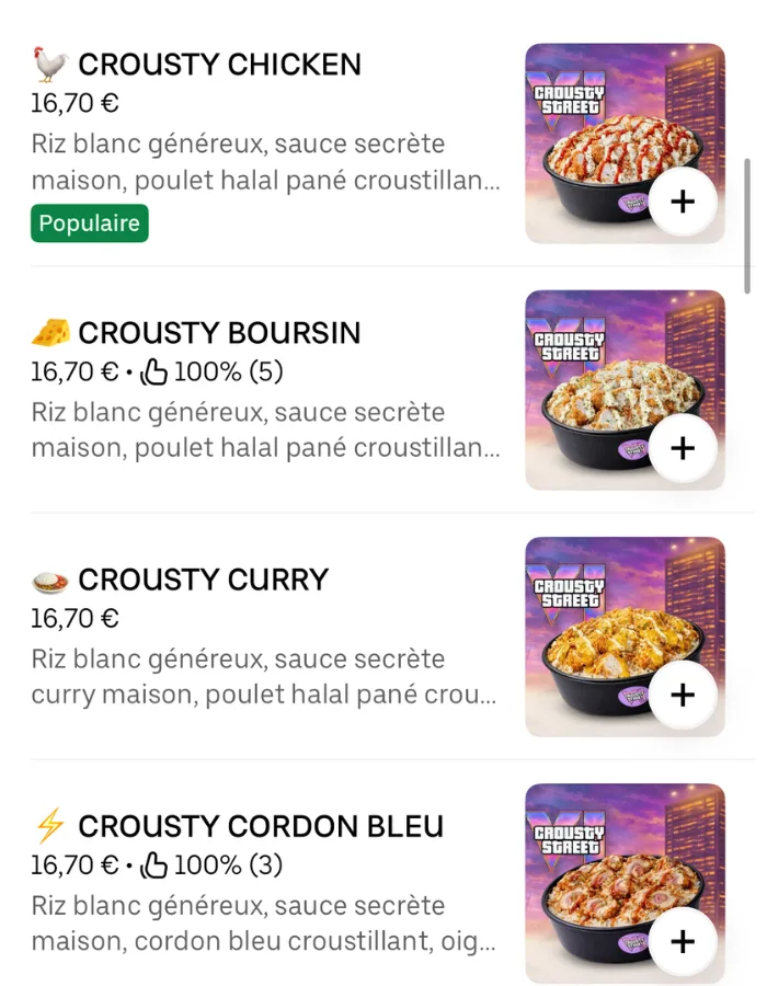 Visuel de plat généré par l'IA RestoLance