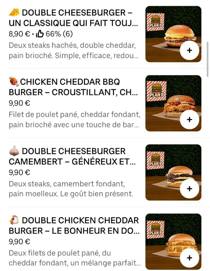 Visuel de plat généré par l'IA RestoLance