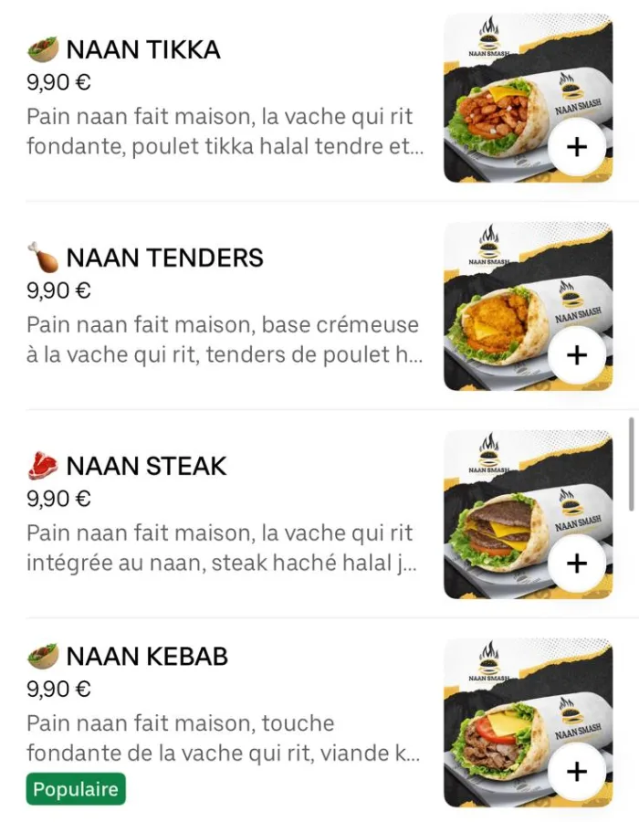 Visuel de plat généré par l'IA RestoLance