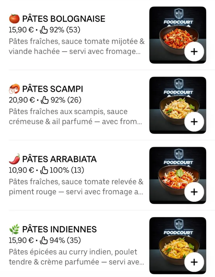 Visuel de plat généré par l'IA RestoLance