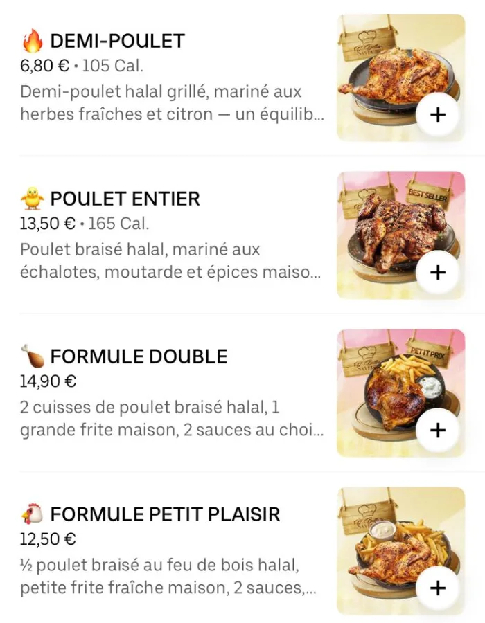 Visuel de plat généré par l'IA RestoLance