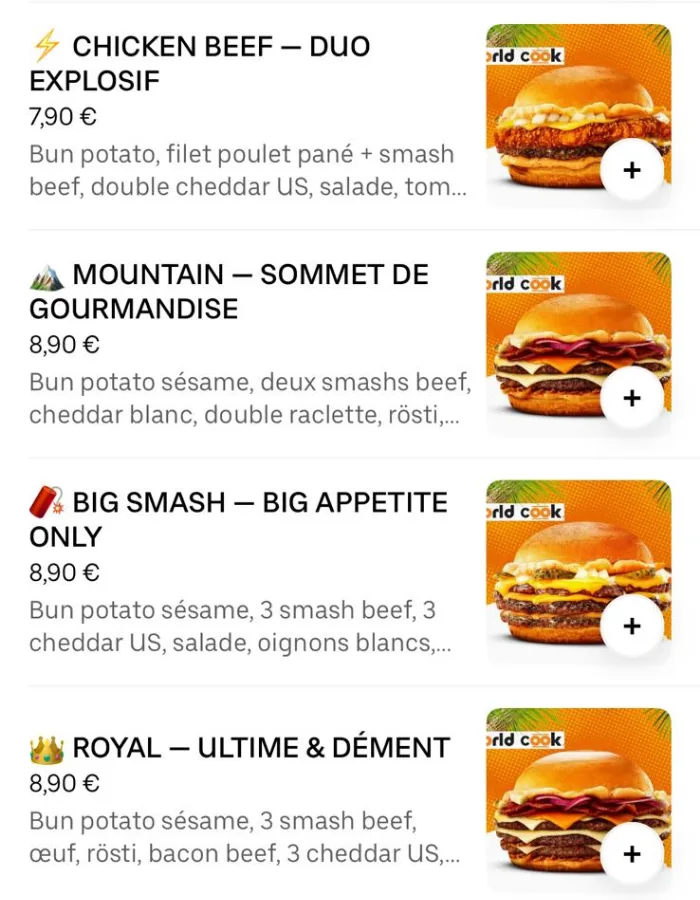 Visuel de plat généré par l'IA RestoLance