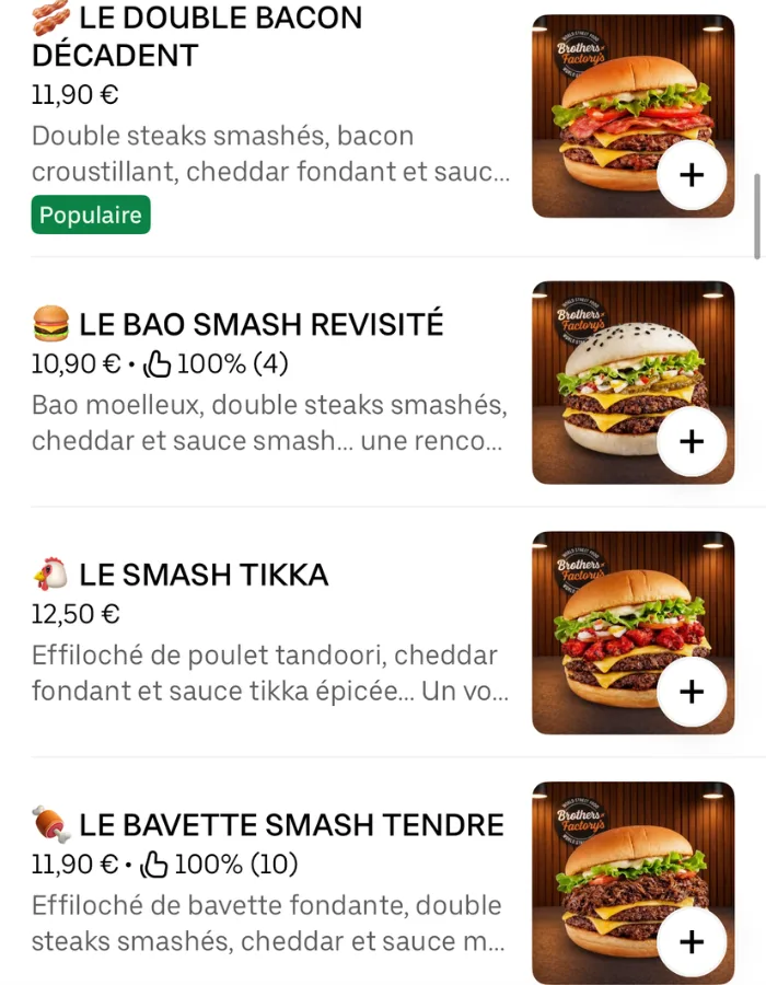 Visuel de plat généré par l'IA RestoLance